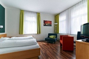 Apartment-Schlafzimmer im Amalienhof Weimar