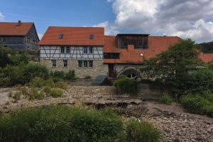 Wassermühle Buchfart 2019 - Stillstand wegen Wassermangel