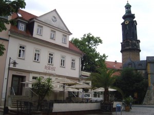 Das Residenz-Café am Grünen Markt in Weimar