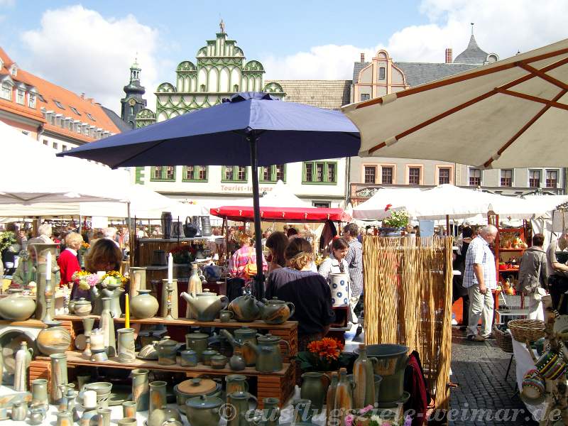 Töpfermarkt in Weimar