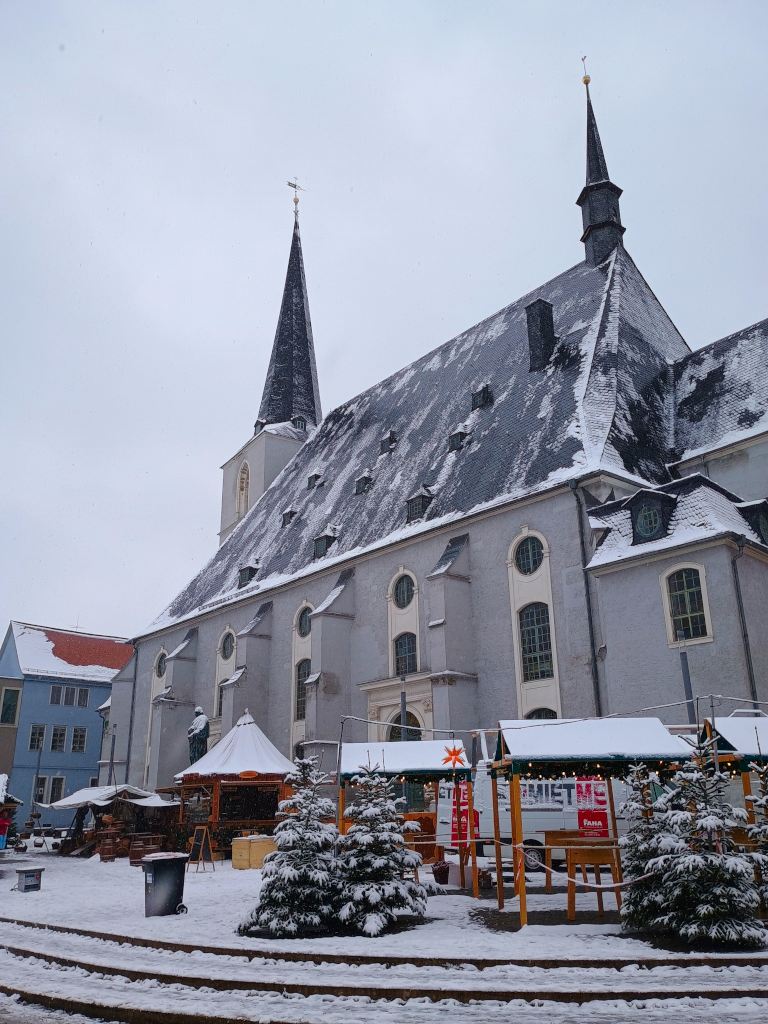 Weihnachtsmarkt Weimar 2023 an der Herderkirche